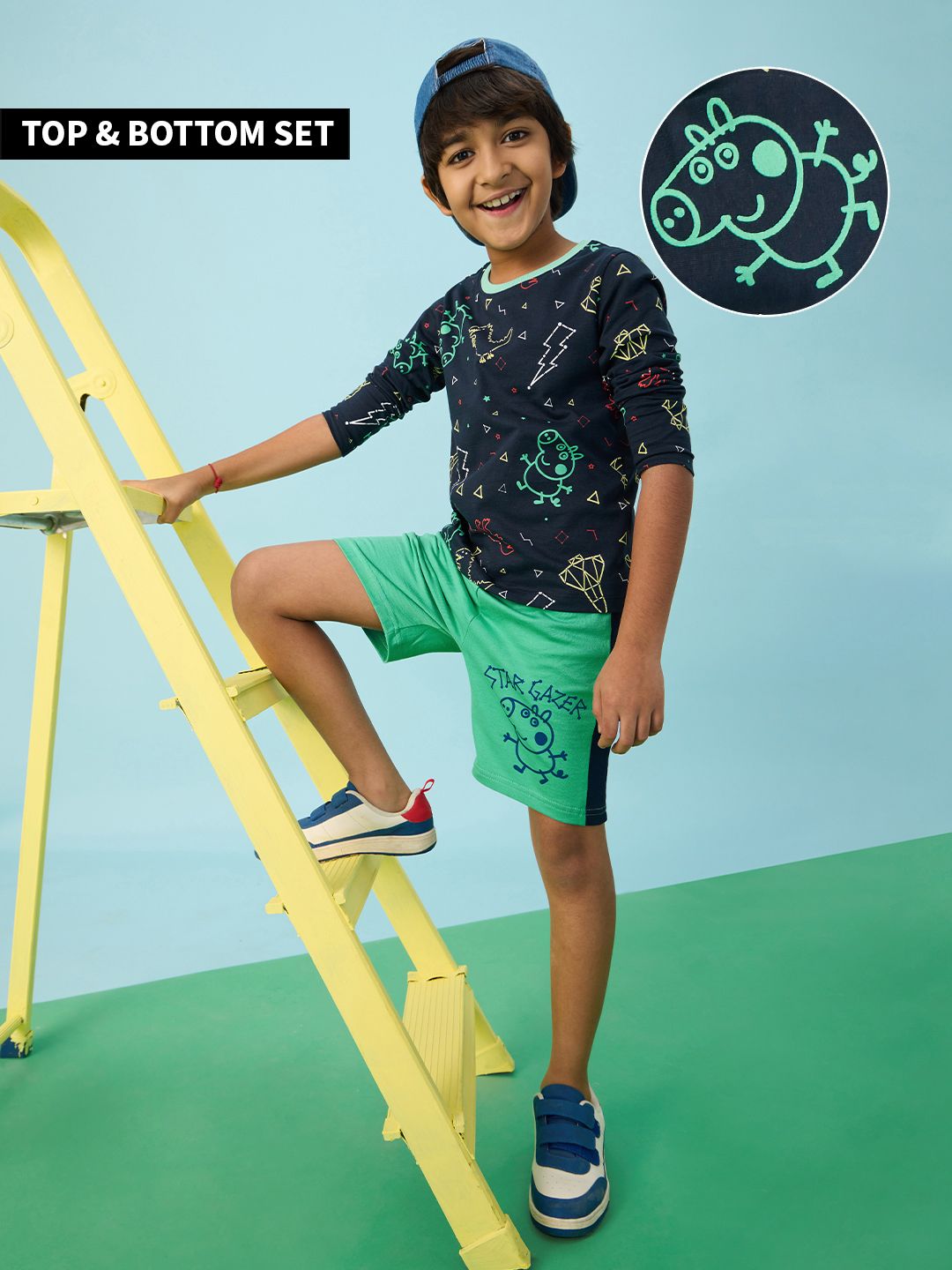 Peppa Pig: Space Explorer Set Boys Cotton Co-ord Sets